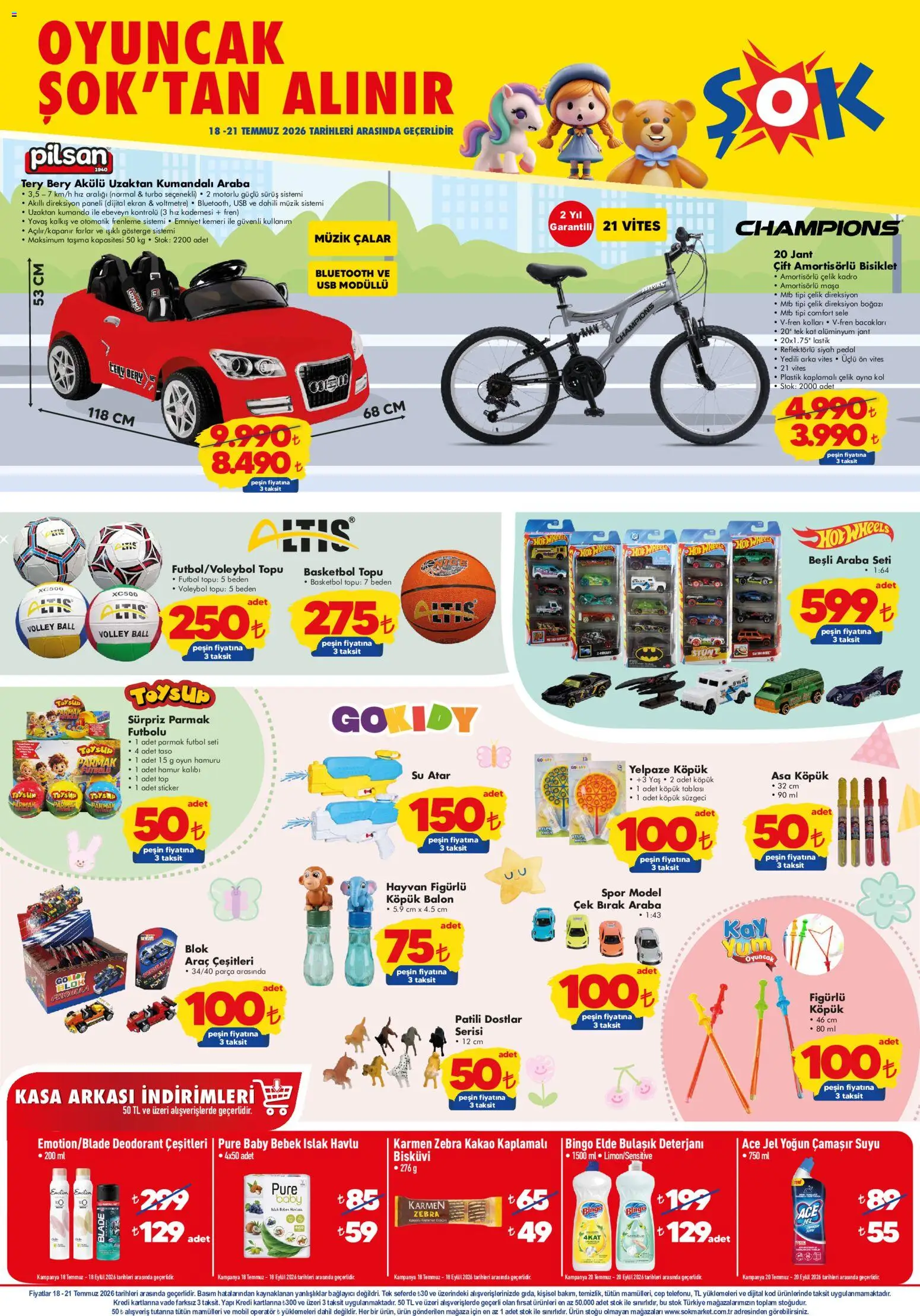Şok Market Şok Market - Hafta sonu fırsatları 18.07.2026 - Broşürünün önizlemesi