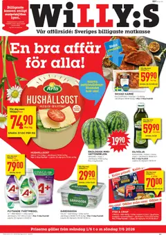 Förhandsgranska reklamblad Willys erbjudanden från butik Willys gäller från 01/06/2026