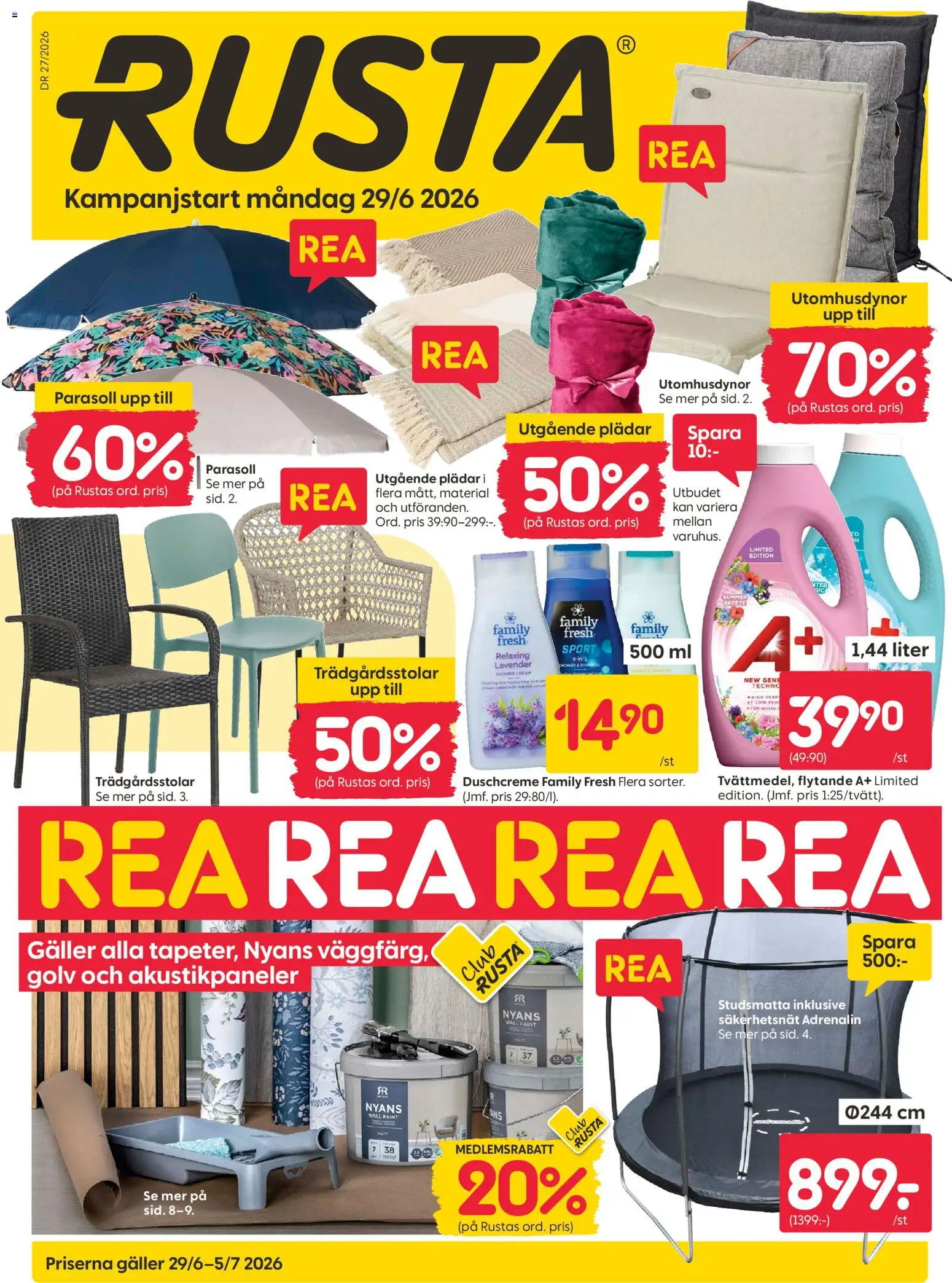 Förhandsgranska reklamblad Rusta erbjudanden från butik Rusta gäller från 29/06/2026