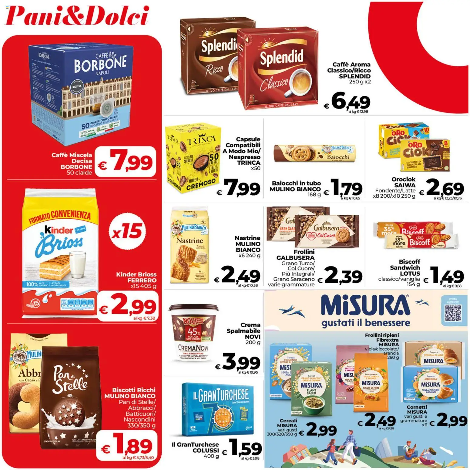Anteprima dell'opuscolo COOP volantino Ragusa dal negozio COOP valido da 23/10/2026 - Crema, Caffè, Biscotti, Nocciole, Cacao, Cialde, Frollini, Tavoletta