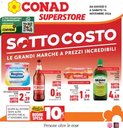 Anteprima dell'opuscolo Conad volantino Superstore Lazio dal negozio Conad valido da 05/11/2026