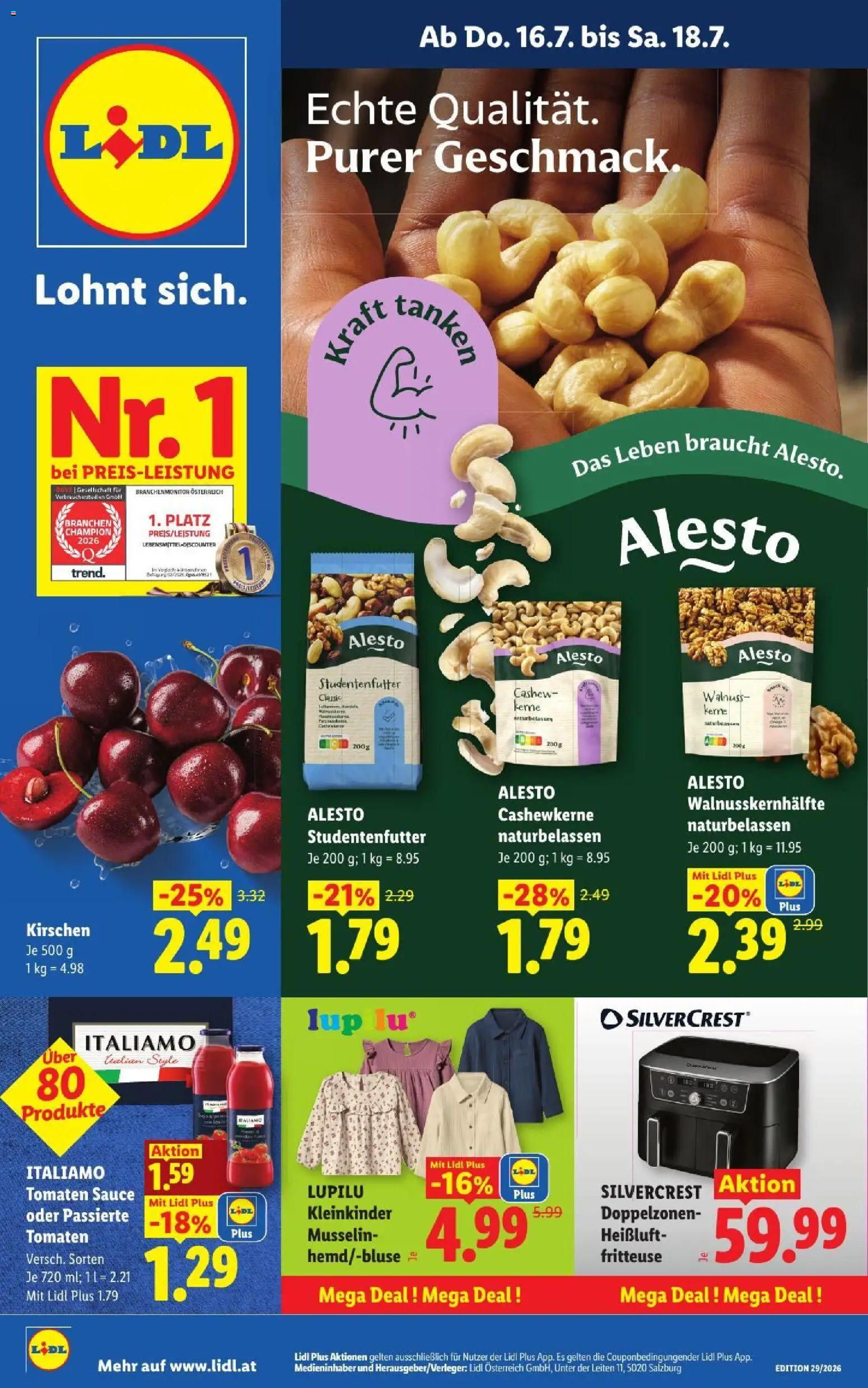 Vorschau der Angebote: Lidl Lidl - Flugblatt gültig ab 16.07.2026