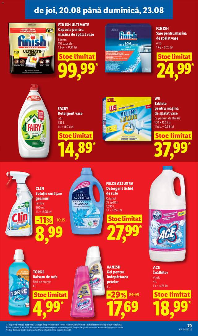 Noul catalog Lidl de la 17.08.