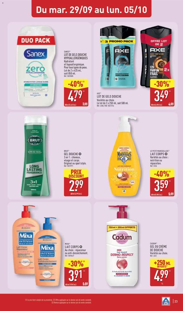 Nouveau catalogue Aldi à partir du 29/09