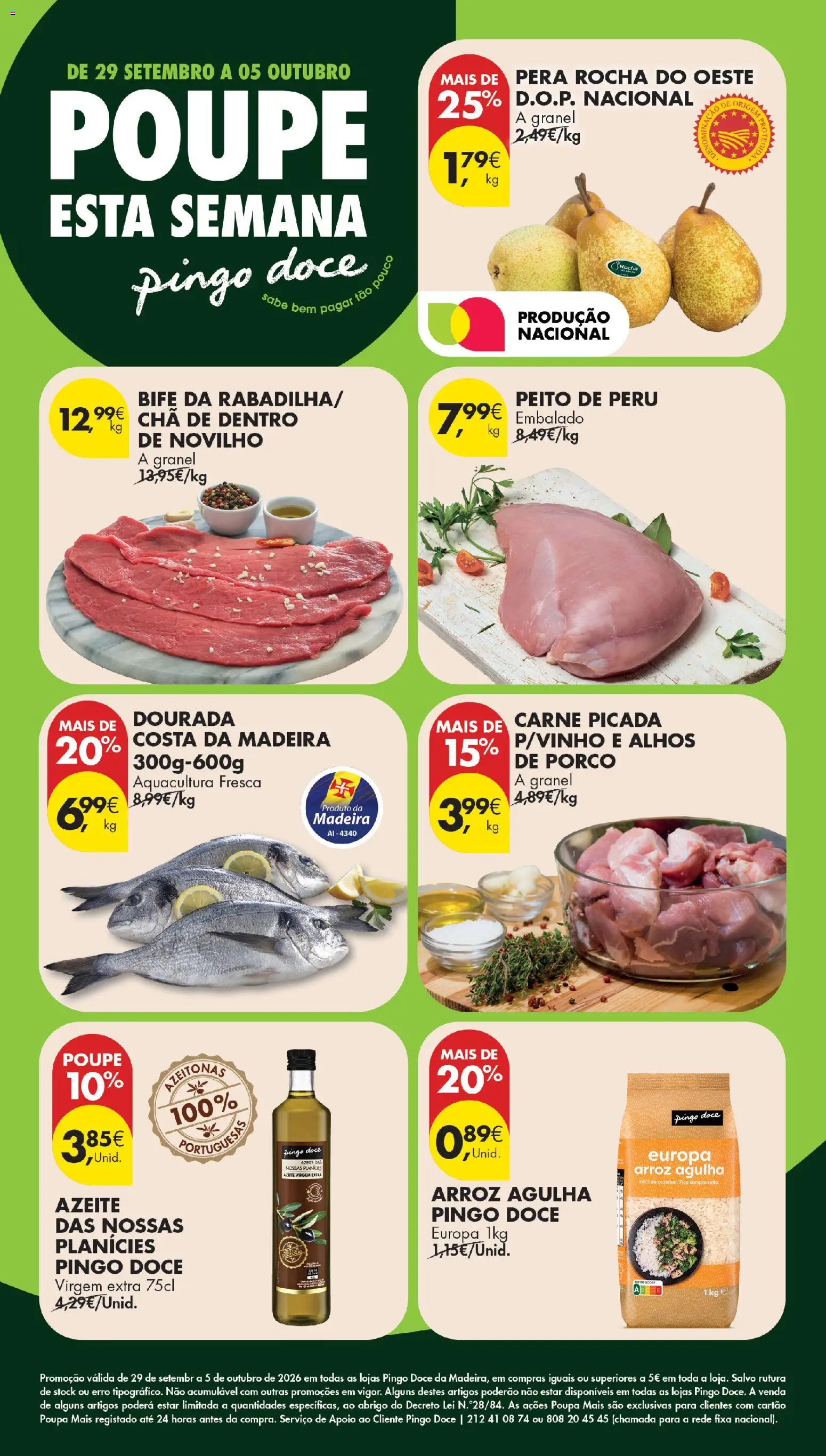 Pré-visualização do folheto da loja Pingo Doce válida a partir de 29/09/2026