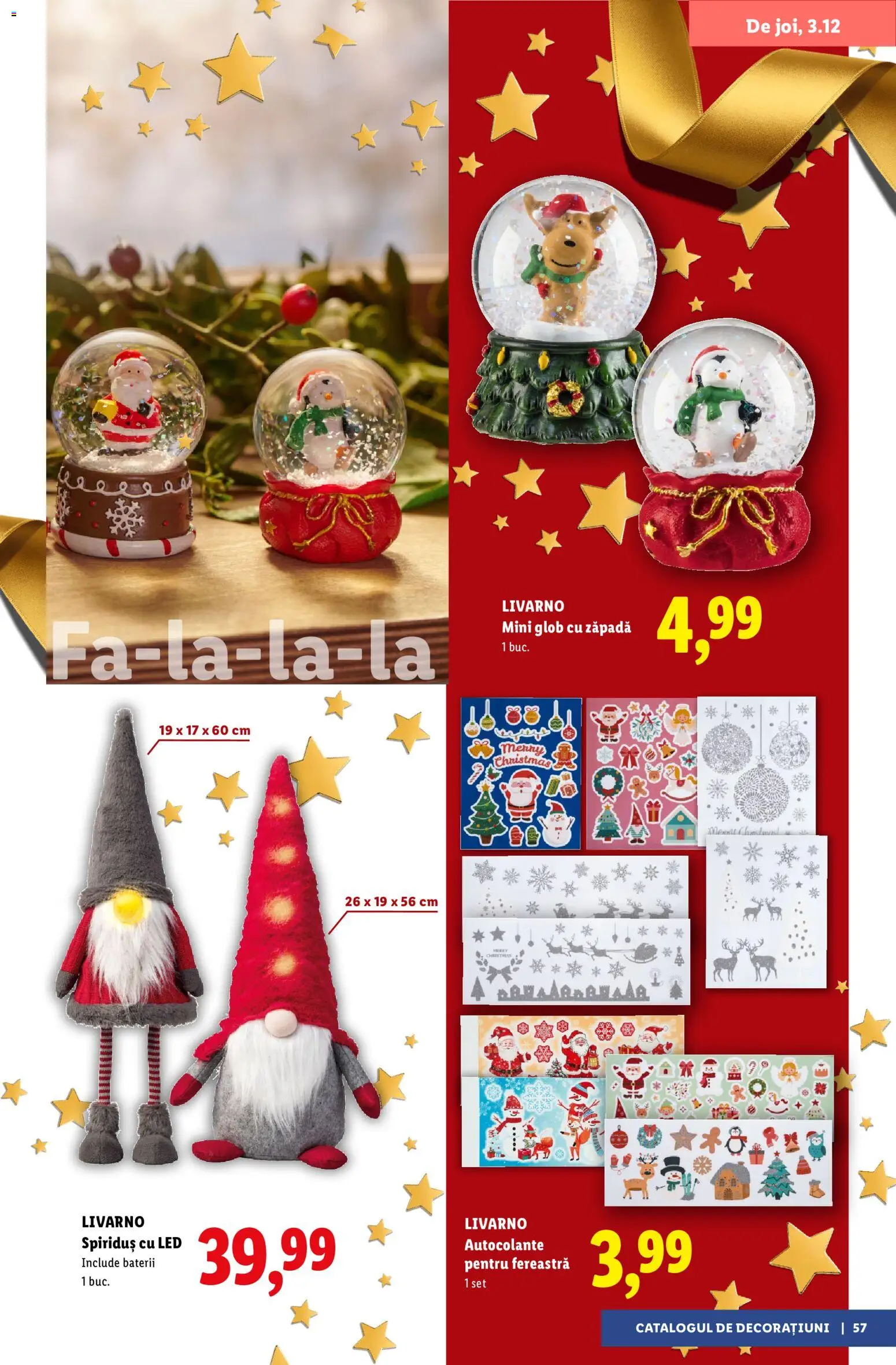 Previzualizarea de cataloage: Lidl Lidl Catalog Decorațiuni valabil de la 05.11.2026 - LED, Baterii, Fereastră