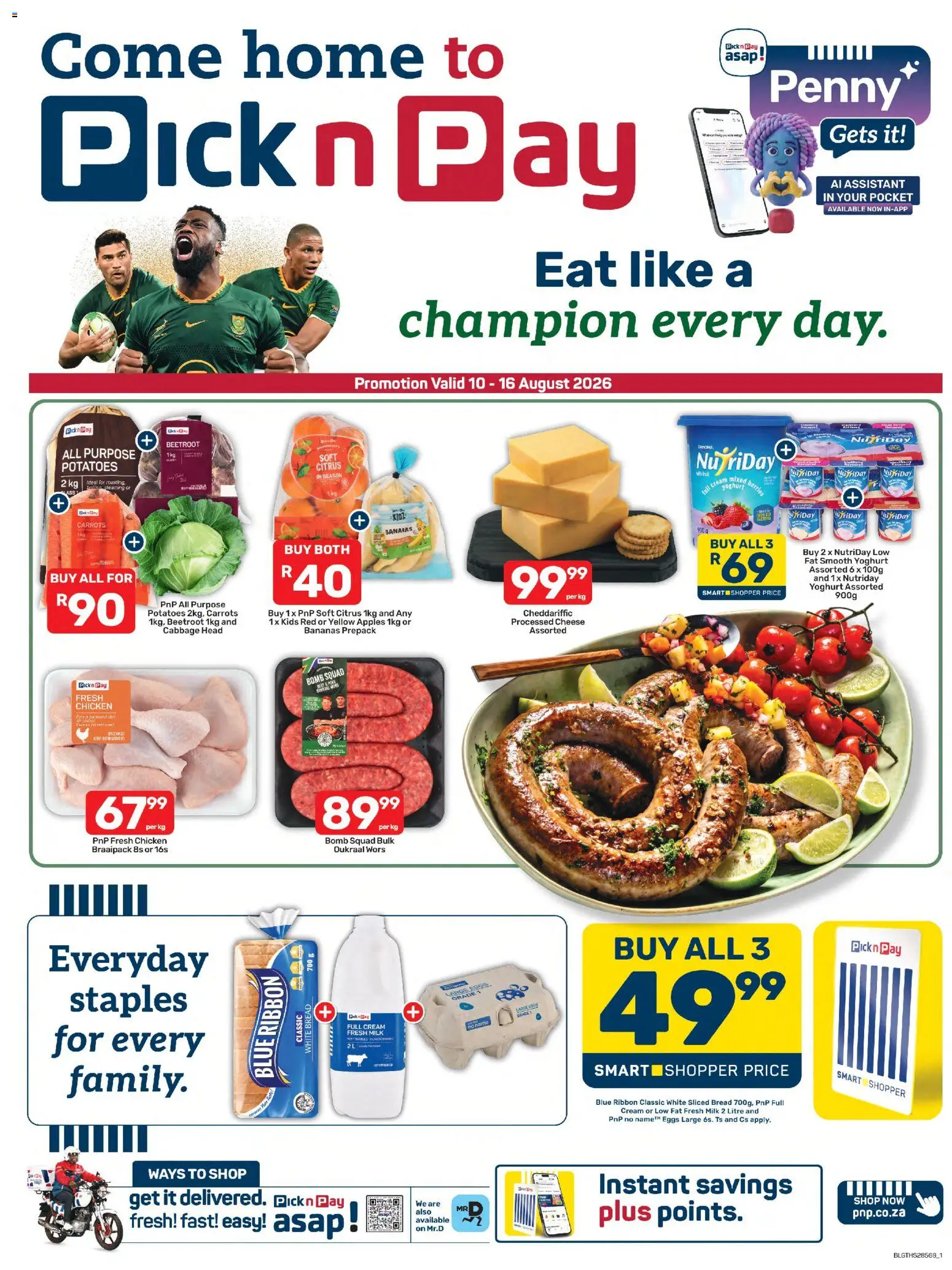 Preview of Pick n Pay flyer valid from 10/08/2026