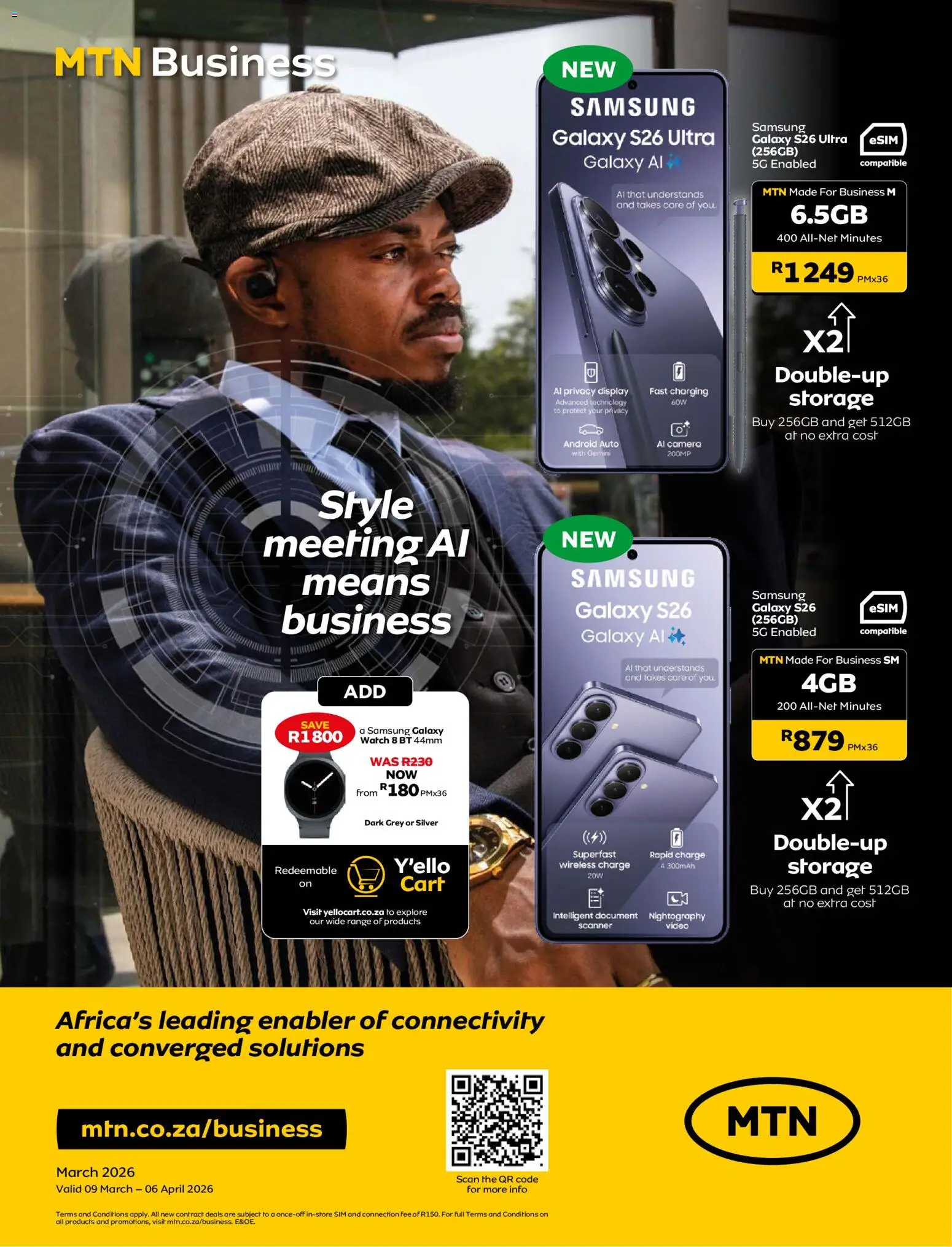 Preview of MTN flyer valid from 09/03/2026 - Camera, Watch, Sim