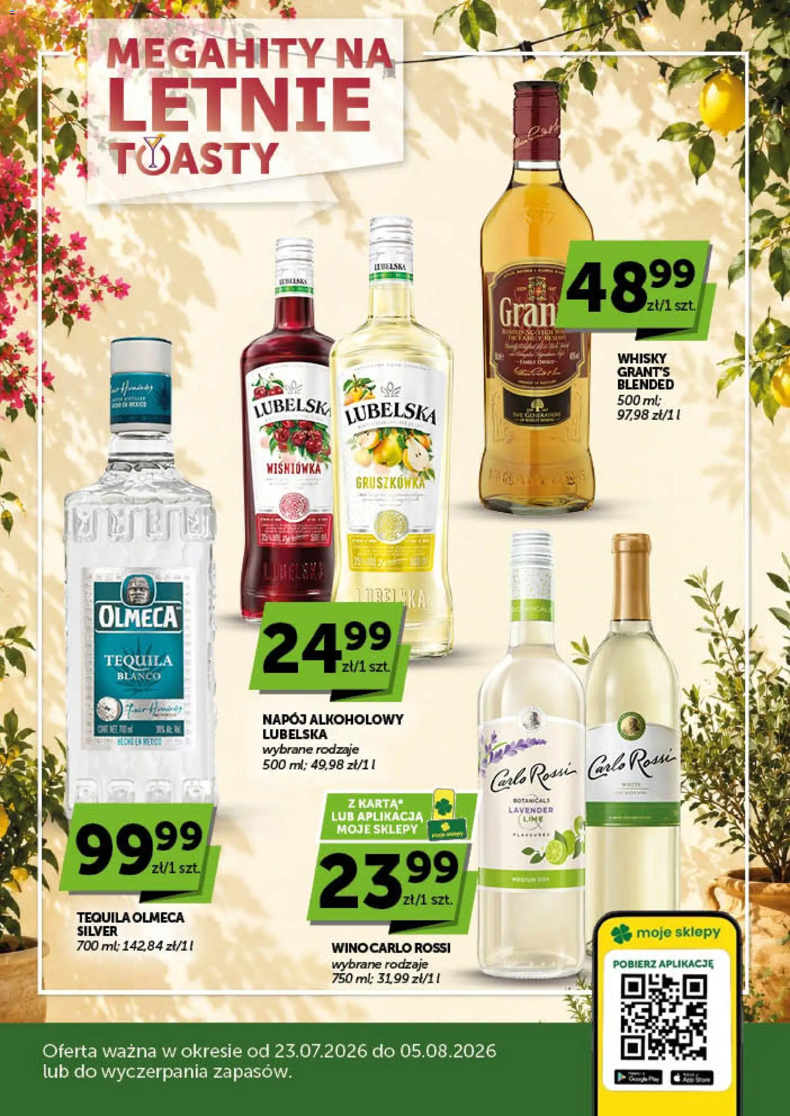 Pogląd gazetki "Groszek gazetka alkoholowa" ze sklepu Groszek ważnej od 23.07.2026