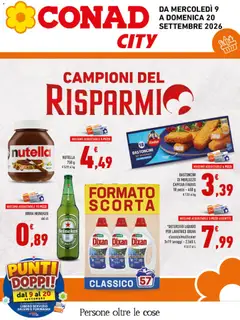 Anteprima dell'opuscolo Conad volantino City Campania dal negozio Conad valido da 09/09/2026