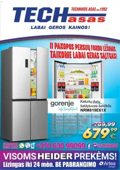 TECHasas parduotuvės leidinio TECHasas leidinys galiojančio nuo 2026.04.09 peržiūra