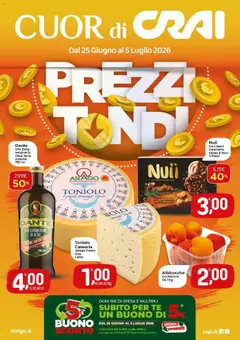 Anteprima dell'opuscolo CRAI volantino Cuor di Crai Valmontone dal negozio CRAI valido da 25/06/2026