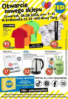 Pogląd gazetki "TEDi gazetka - Nowy Targ" ze sklepu TEDi ważnej od 06.08.2026