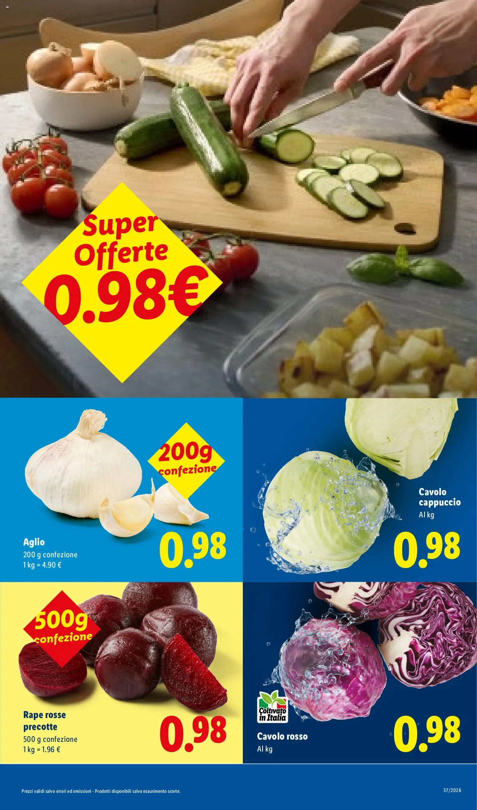 Anteprima dell'opuscolo Lidl volantino Fresca e conveniente dal negozio Lidl valido da 10/09/2026 - Cavolo cappuccio, Cavolo, Aglio, Cappuccio