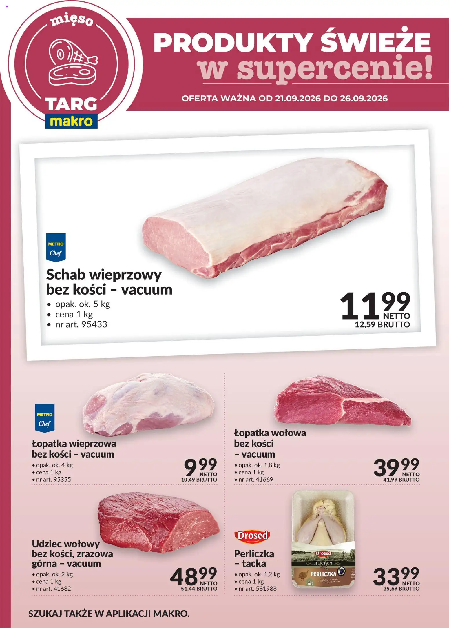 Pogląd gazetki "Makro gazetka - Oferta świeża w super cenach" ze sklepu Makro ważnej od 21.09.2026