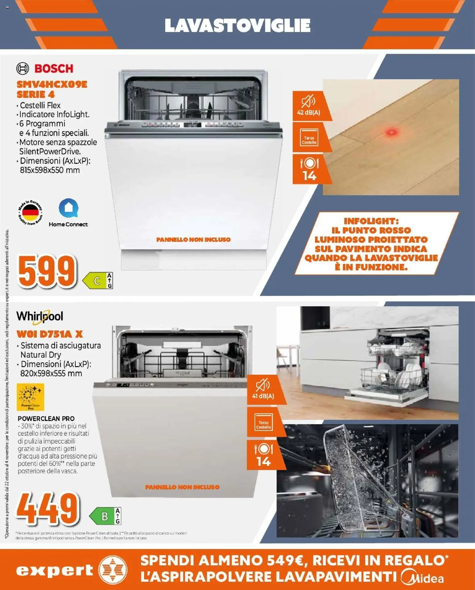 Anteprima dell'opuscolo Expert volantino Cucina perfetta dal negozio Expert valido da 22/10/2026 - Lavastoviglie, Porta, Pavimento