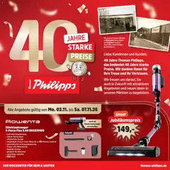 Vorschau von dem Prospekt des Geschäftes Thomas Philipps, gültig ab dem 02.11.2026
