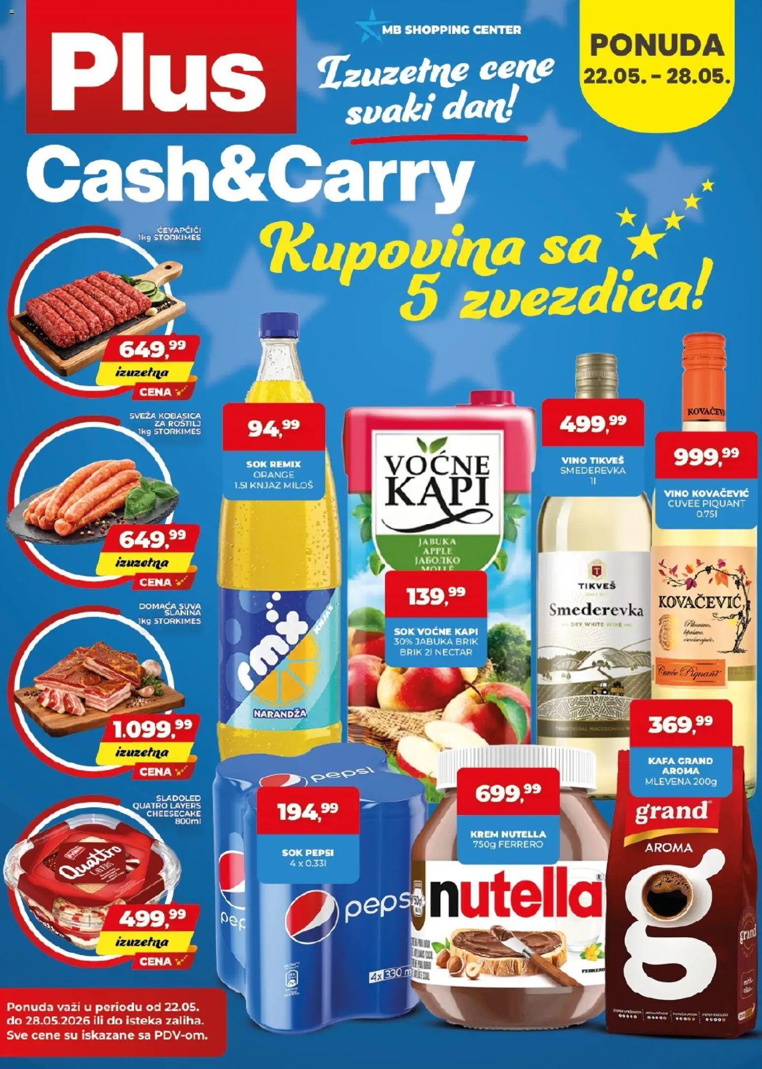 Pregled Plus Cash & Carry kataloga - važi od 22.05.2026