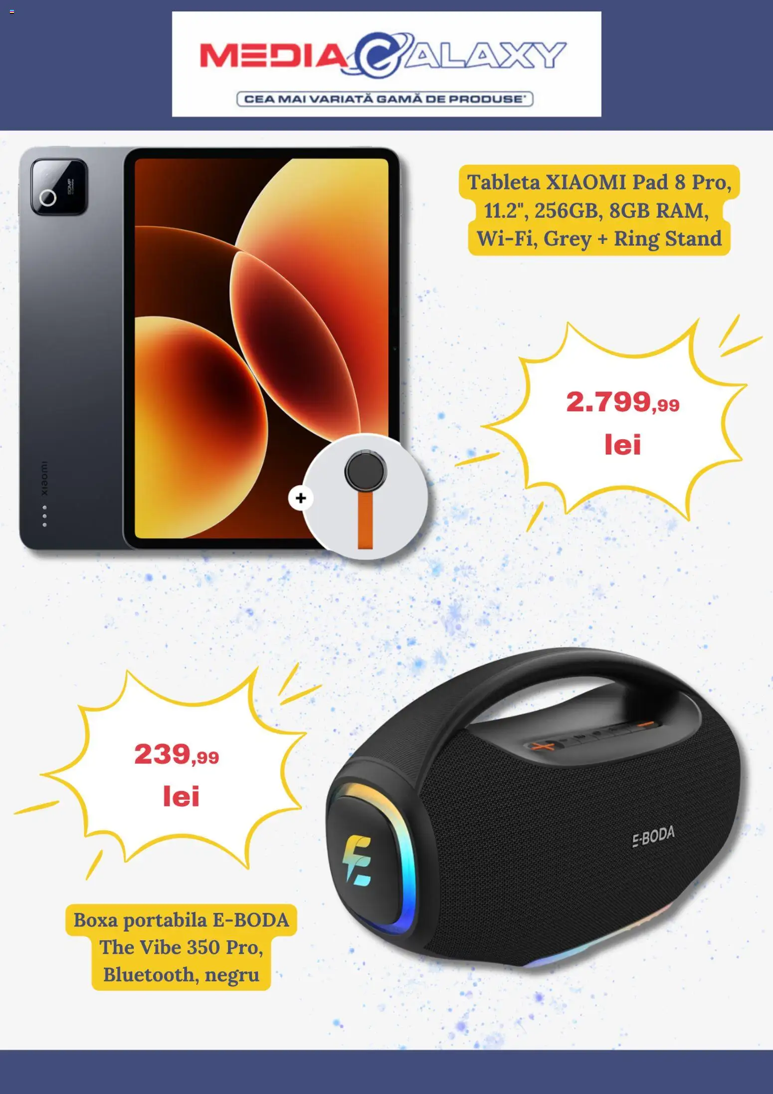 Previzualizarea de cataloage: Media Galaxy Media Galaxy Catalog valabil de la 27.08.2026