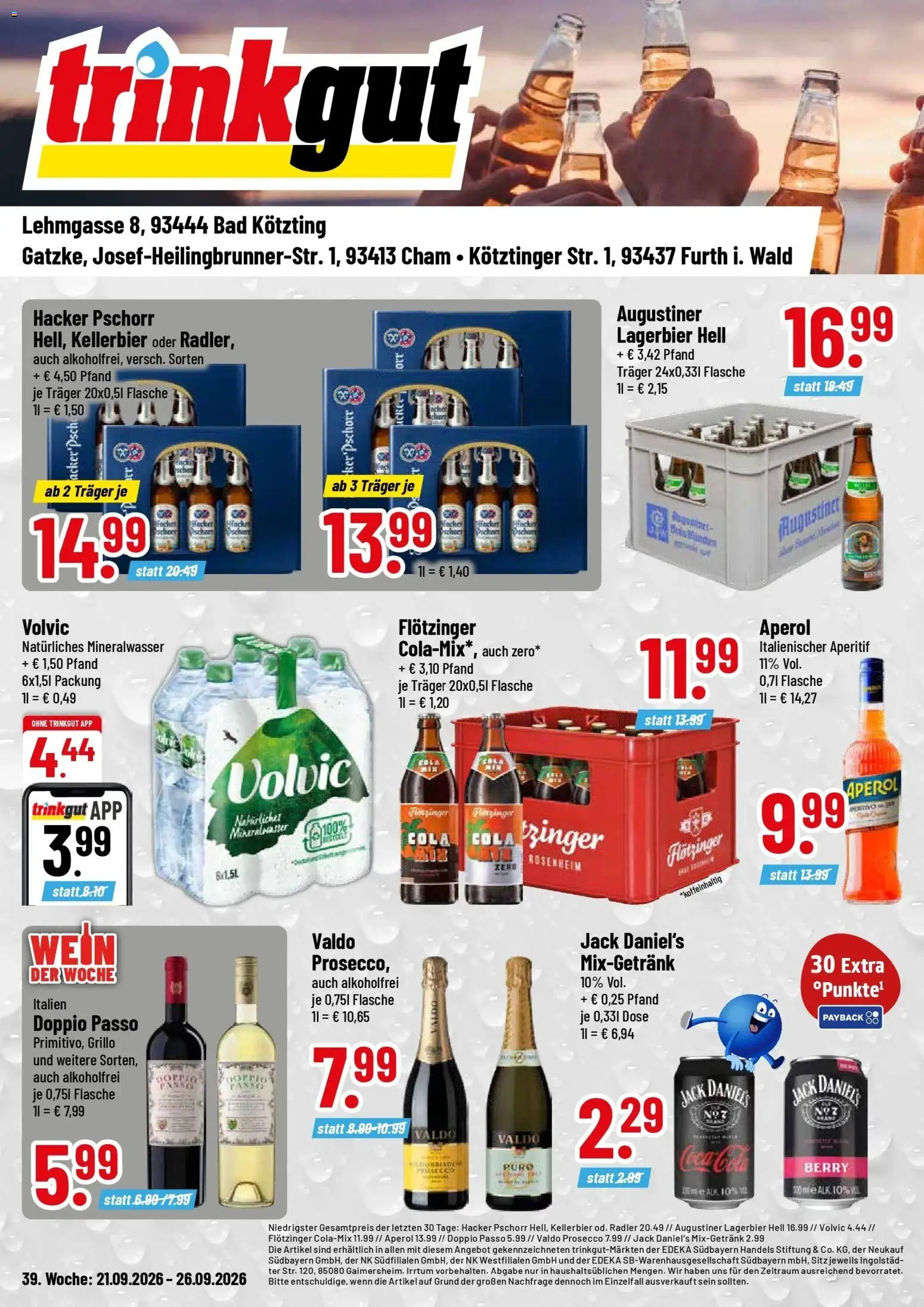 Vorschau von dem Prospekt des Geschäftes Trinkgut, gültig ab dem 21.09.2026