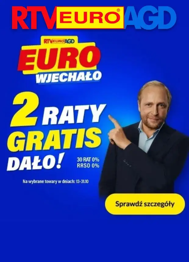 Pogląd oferty "RTV Euro AGD Sklep oferta" - ważna od 13.10.2026