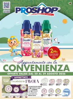 Anteprima dell'opuscolo Proshop volantino dal negozio Proshop valido da 20/08/2026