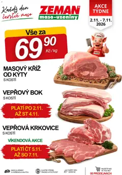 Náhled nabídky: Prodejny Zeman Prodejny Zeman leták platný od 02.11.2026