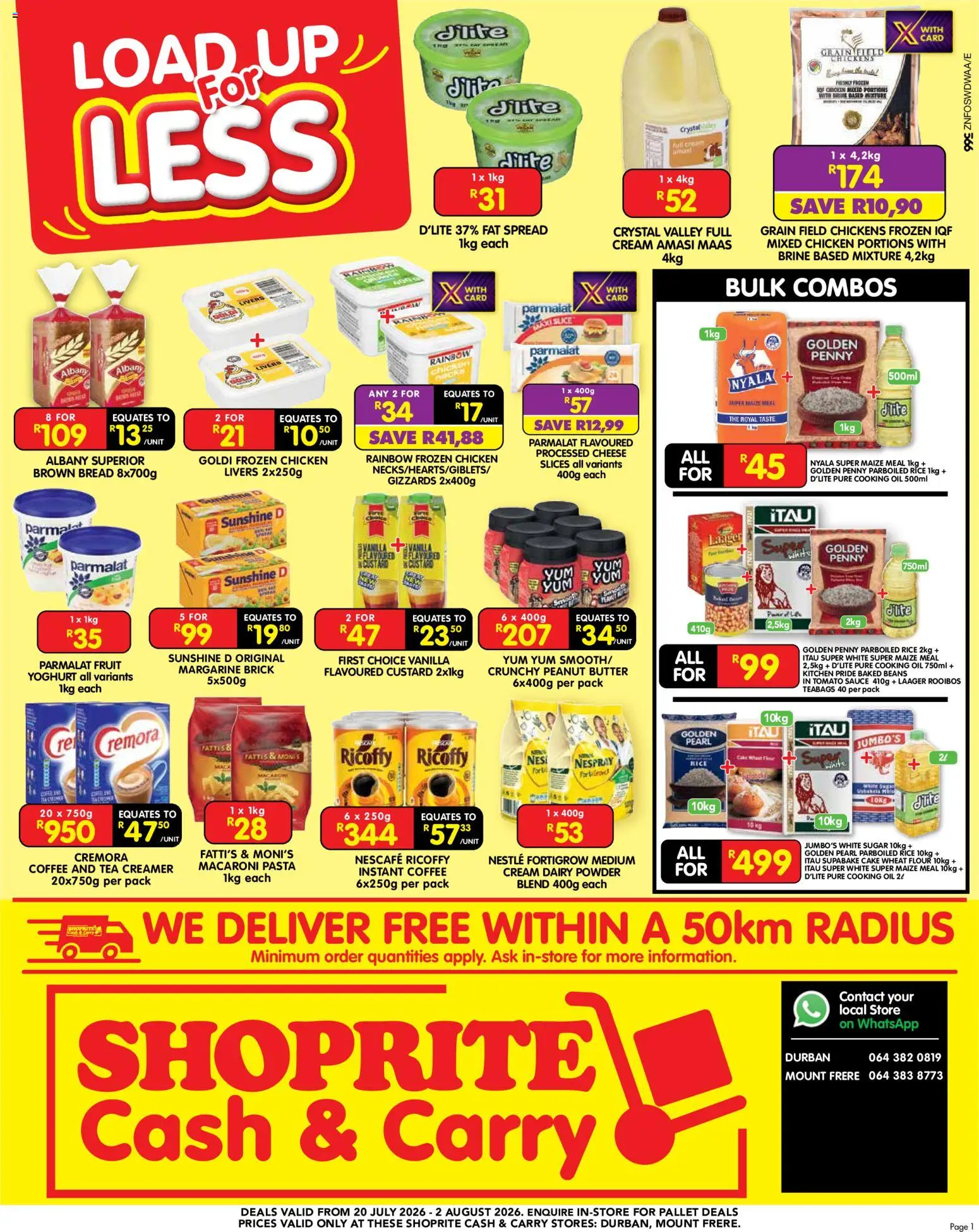 Preview of Shoprite flyer valid from 20/07/2026