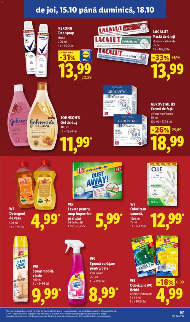 Noul catalog Lidl de la 12.10.