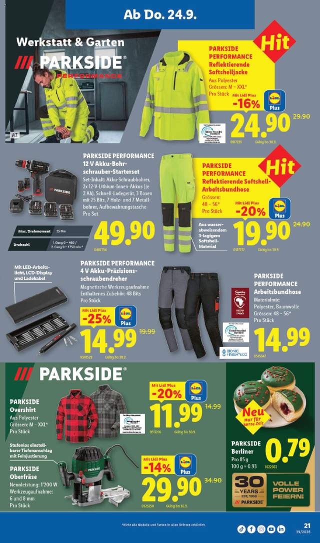 Neue Lidl Aktionen ab 24.09.