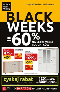 Pogląd gazetki "Black Red White Black Weeks" ze sklepu Black Red White ważnej od 30.10.2026