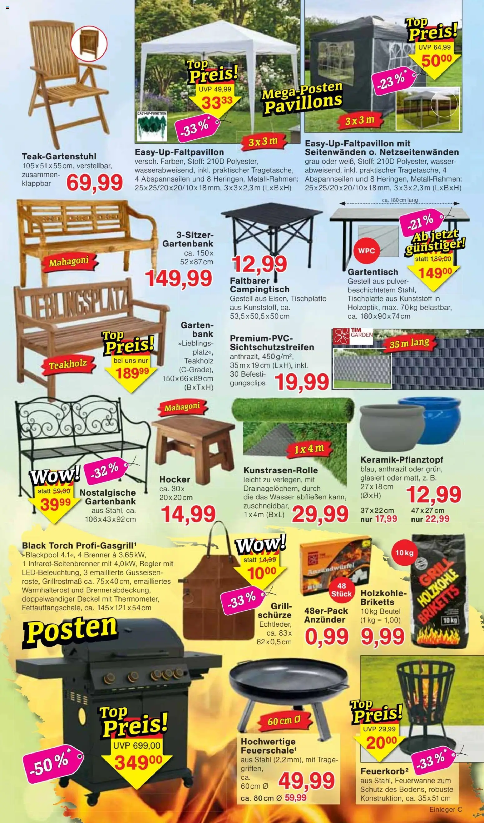 Vorschau von dem Prospekt des Geschäftes Jawoll, gültig ab dem 07.09.2026 - Wasser, Grill, Hocker