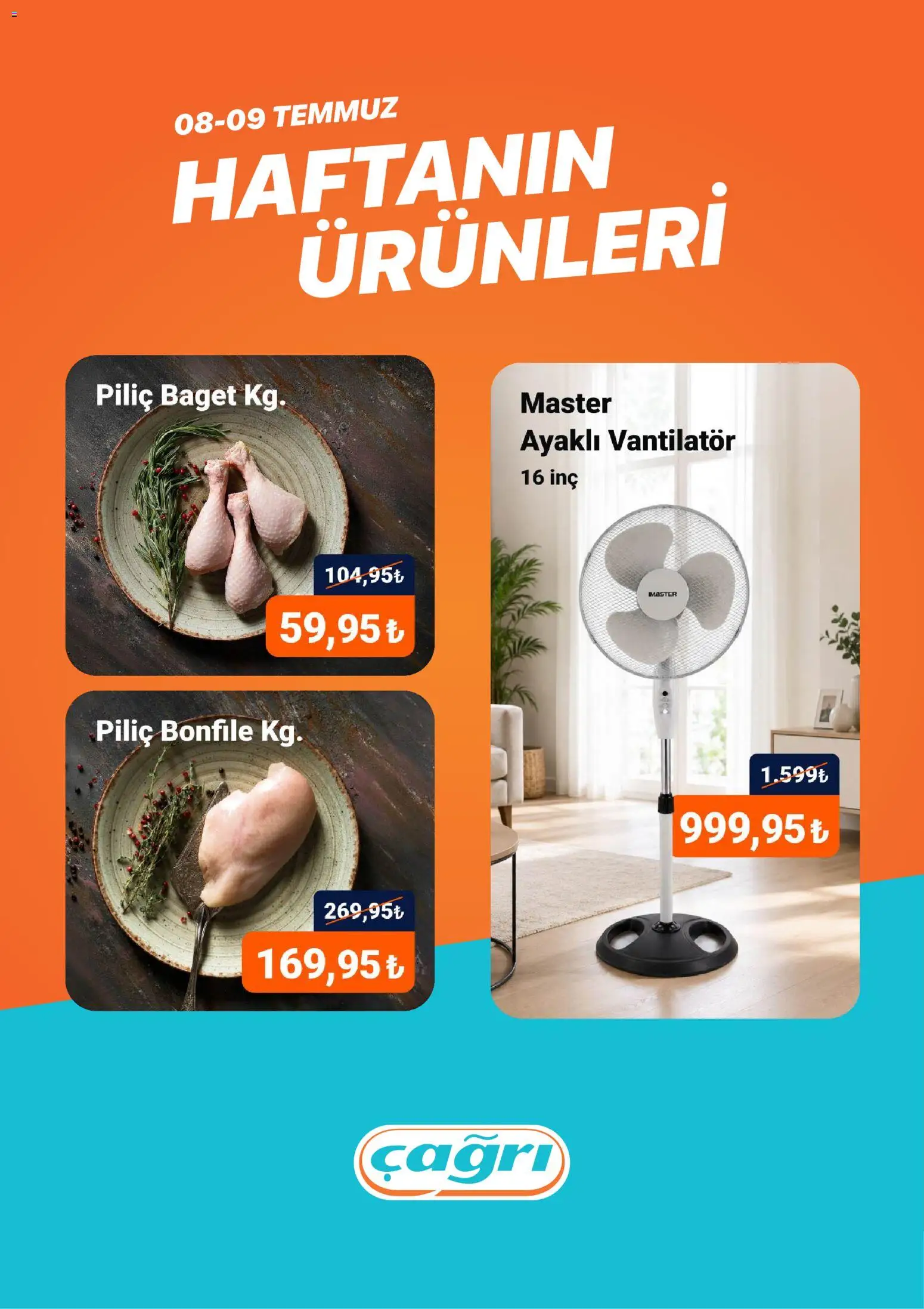 Çağrı Market Çağrı Market - Haftanın Ürünleri 08.07.2026 - Broşürünün önizlemesi
