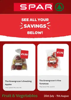 Preview of Spar Spar - Offers valid from 20/07/2026