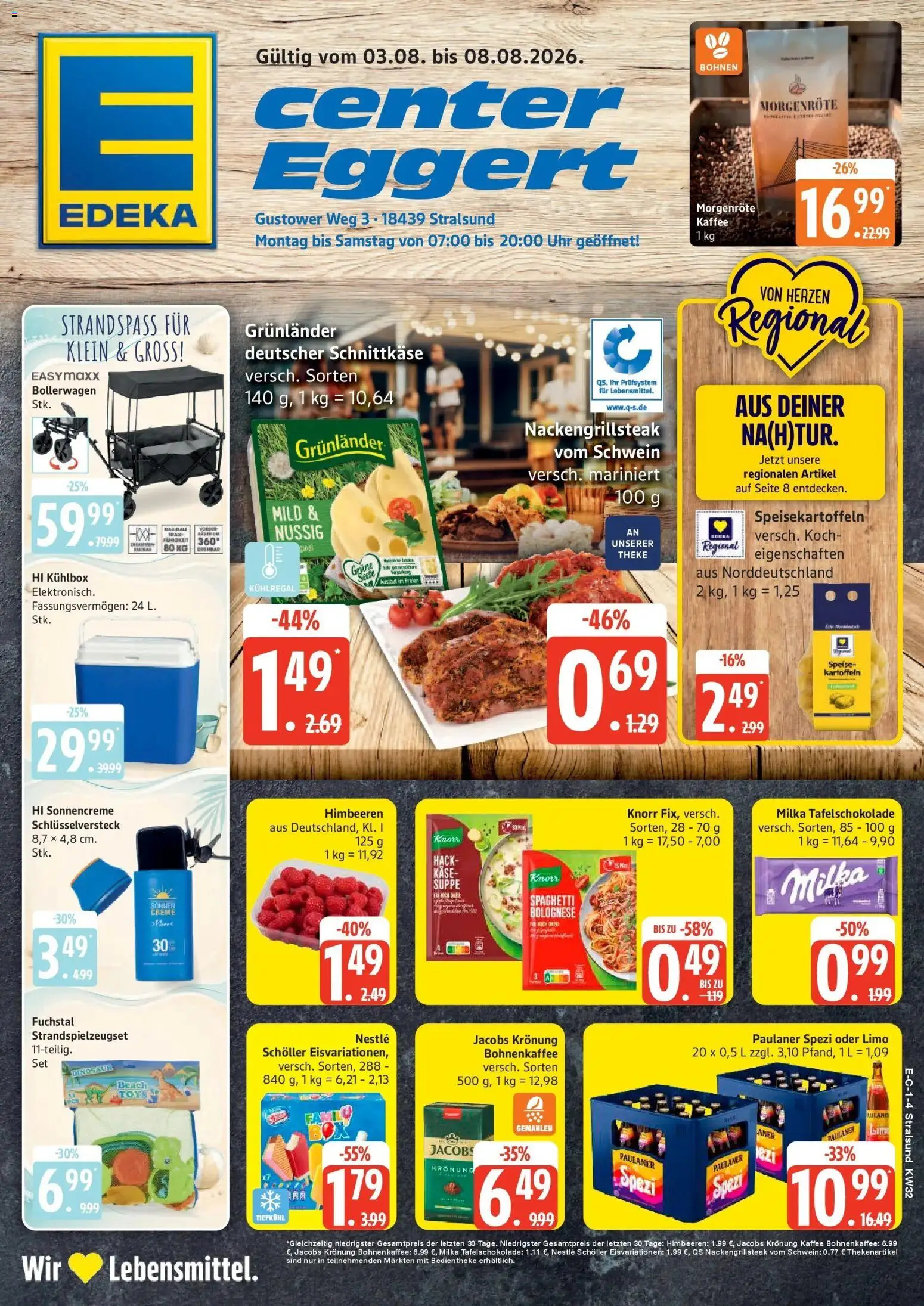 Vorschau von dem Prospekt des Geschäftes Edeka, gültig ab dem 03.08.2026