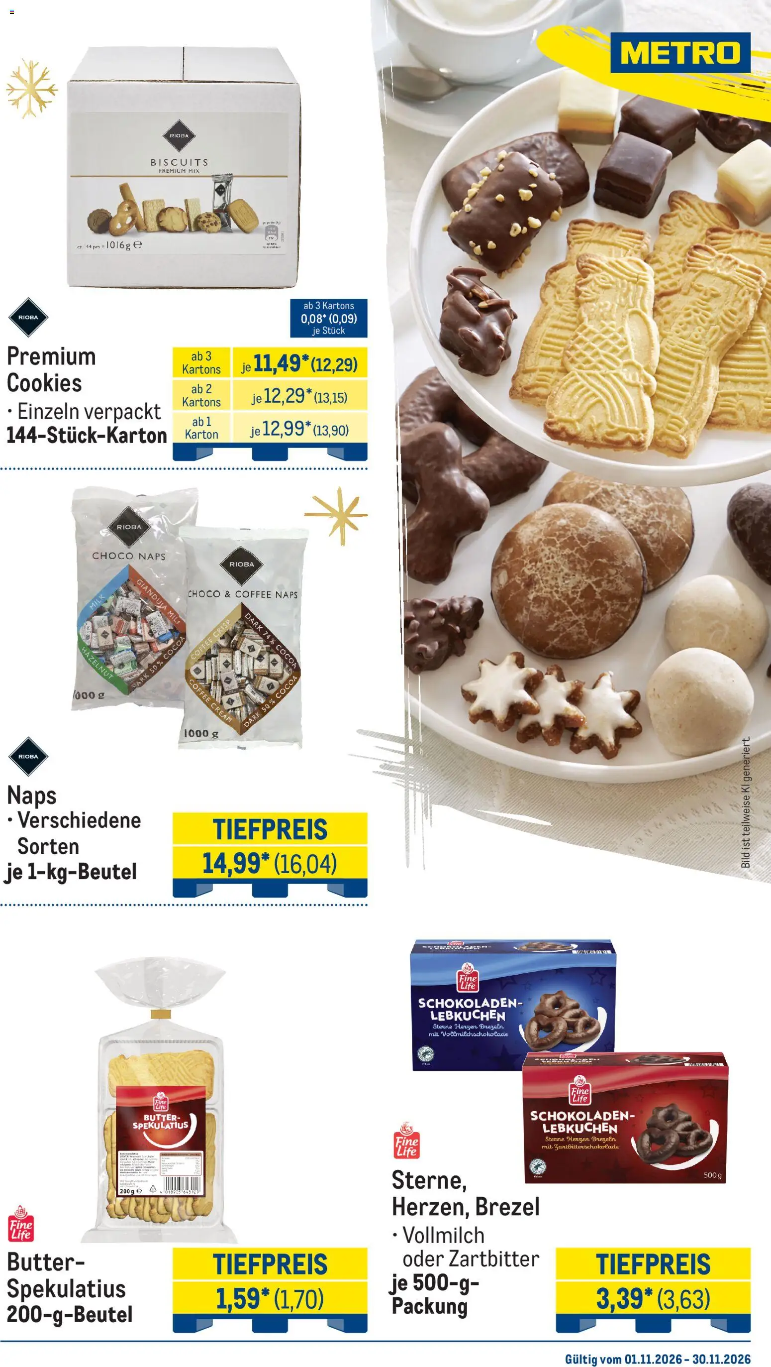 Vorschau von dem Prospekt des Geschäftes Metro, gültig ab dem 01.11.2026 - Butter