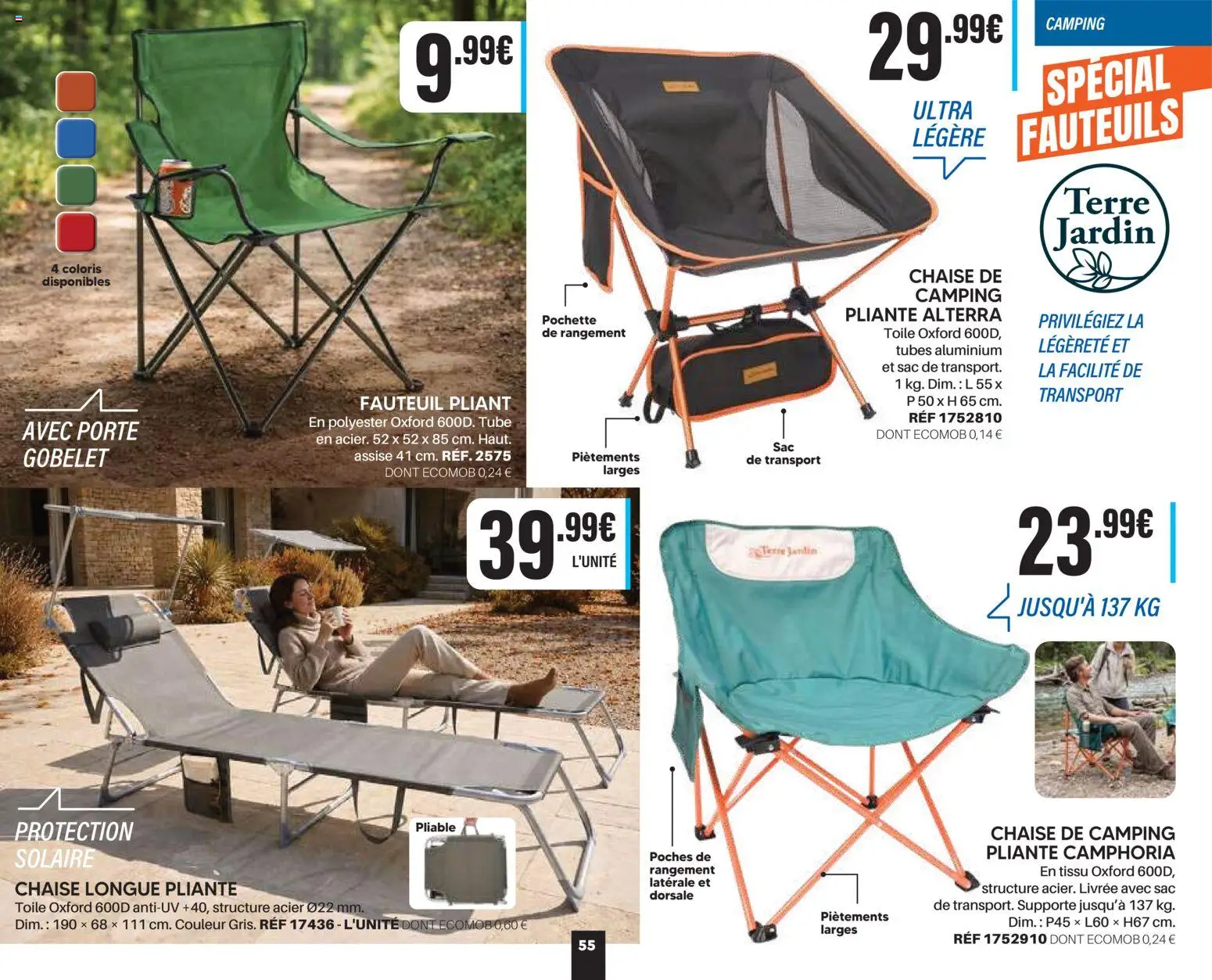 Prévisualisation de Shopix Catalogue Autome-Hiver 2026/2027 du magasin Shopix formulaire valide 01/09/2026 - Camping, Fauteuil, Sac, Chaise, Porte, Chaise longue, Chaise de camping, Fauteuil pliant