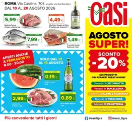 Anteprima dell'opuscolo Oasi volantino Roma dal negozio Oasi valido da 09/08/2026