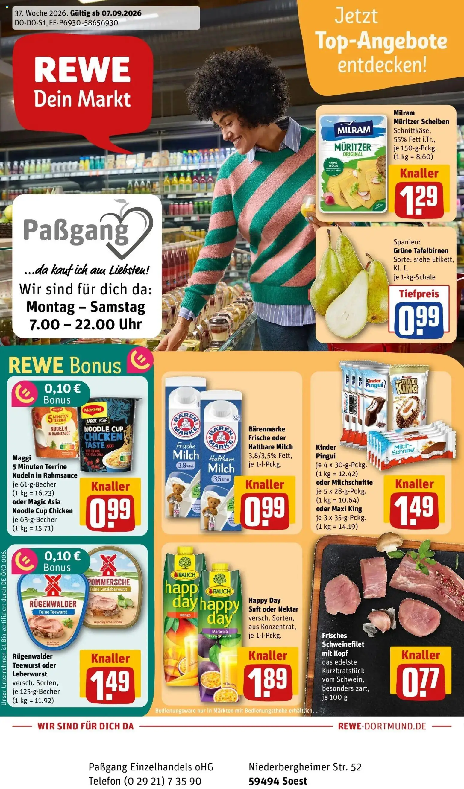 Vorschau von dem Prospekt des Geschäftes Rewe, gültig ab dem 07.09.2026