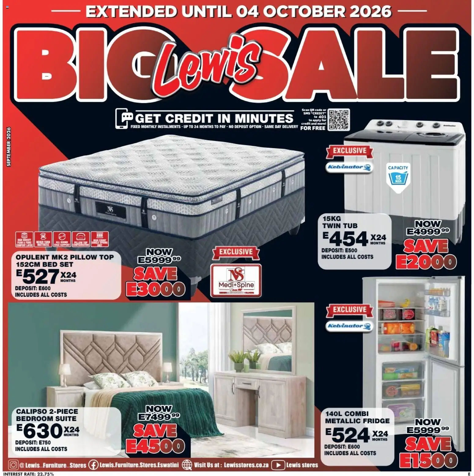 Preview of Lewis Stores flyer valid from 28/09/2026