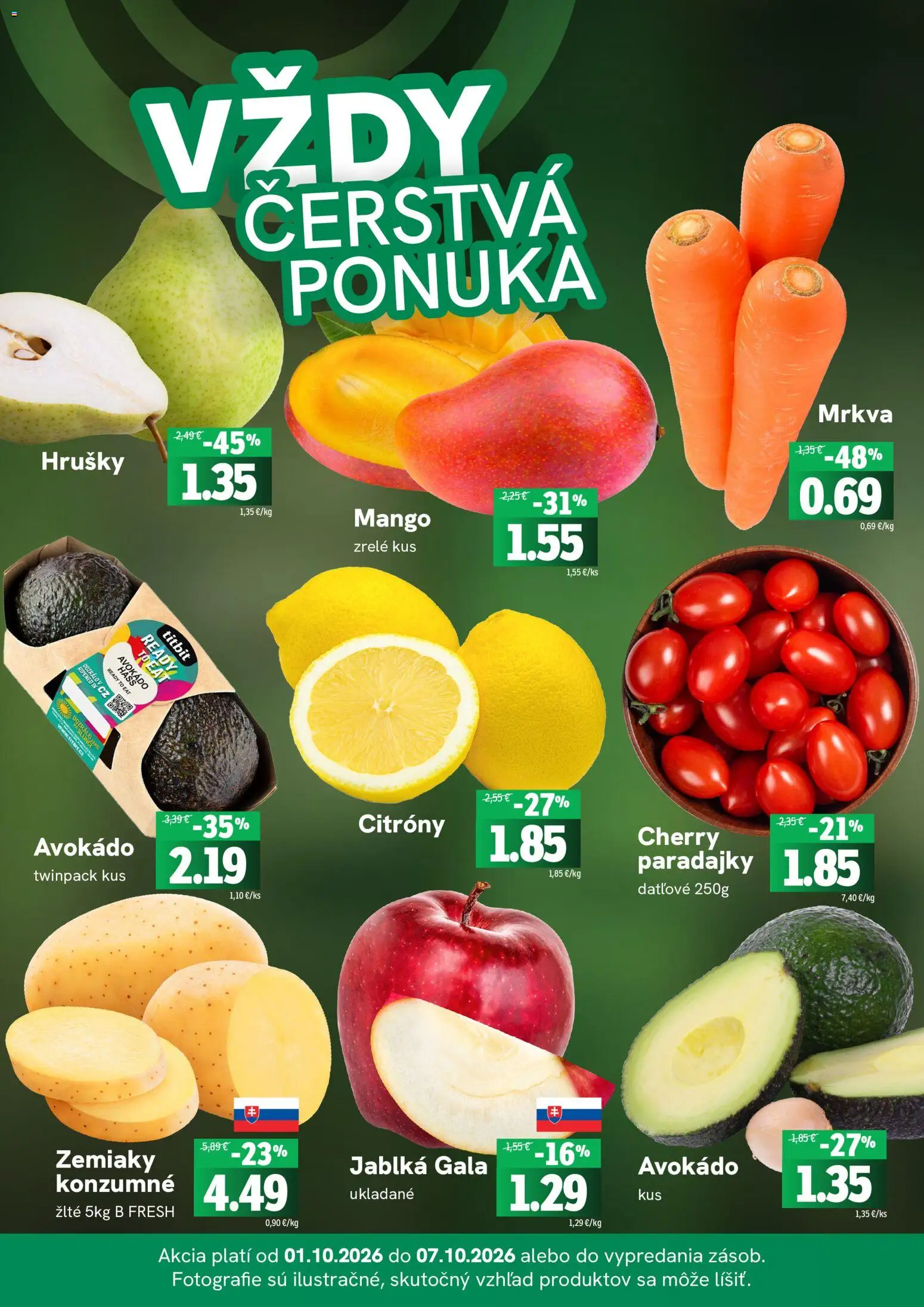 Náhľad Fresh letáku platného od 01.10.2026