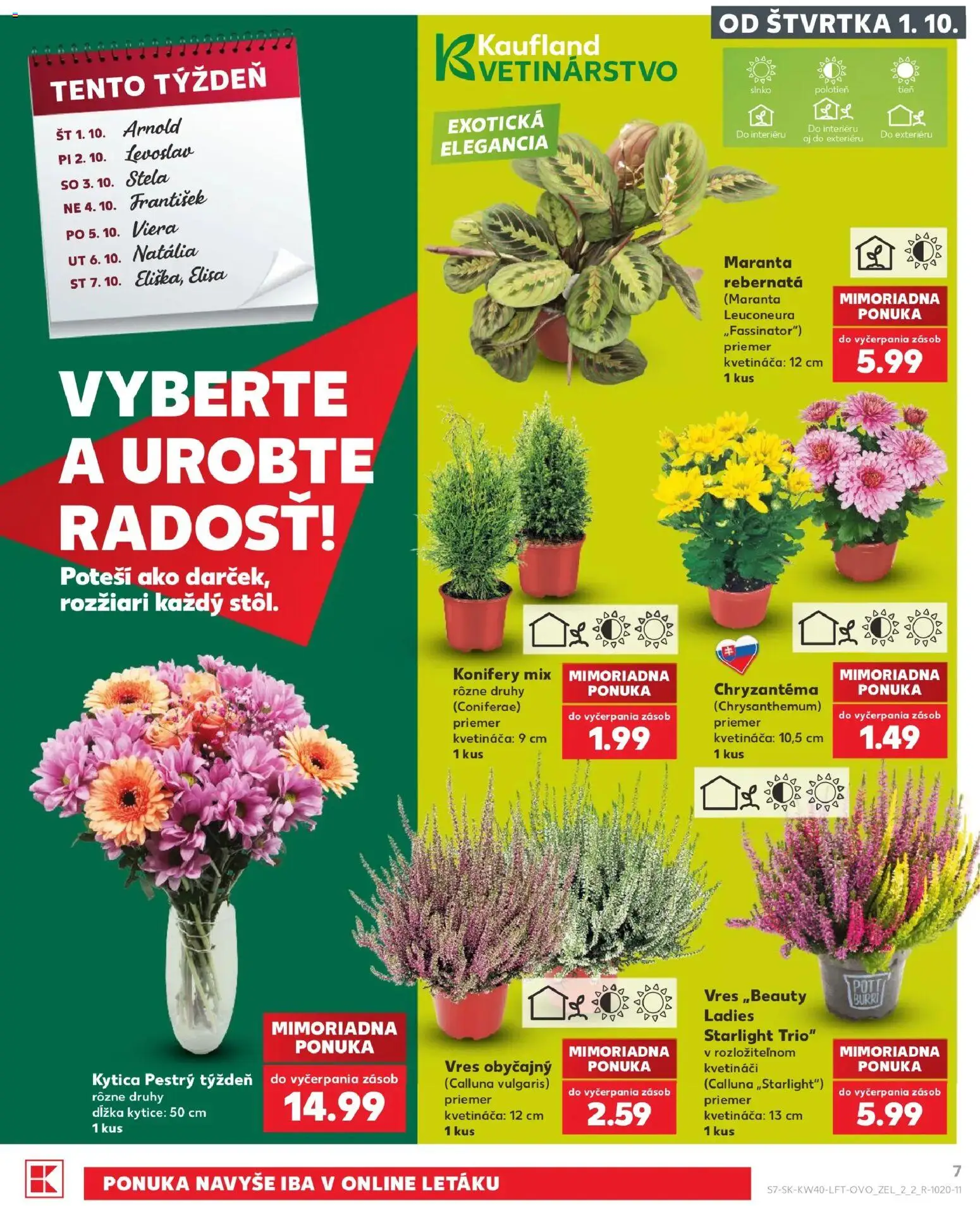 Náhľad Kaufland letáku platného od 01.10.2026