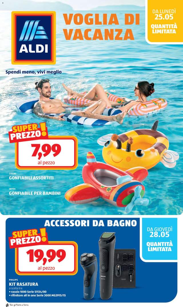 Nuovo volantino Aldi dal 25/05