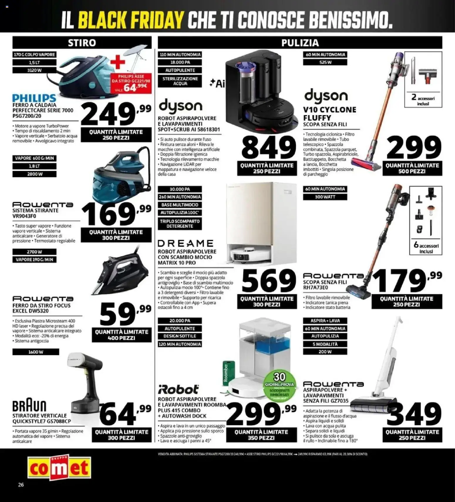 Anteprima dell'opuscolo Comet Black Friday dal negozio Comet valido da 29/10/2026