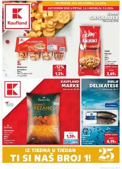Pregled letka Kaufland aktualni Katalog trgovine Kaufland vrijedi od 29.04.2026