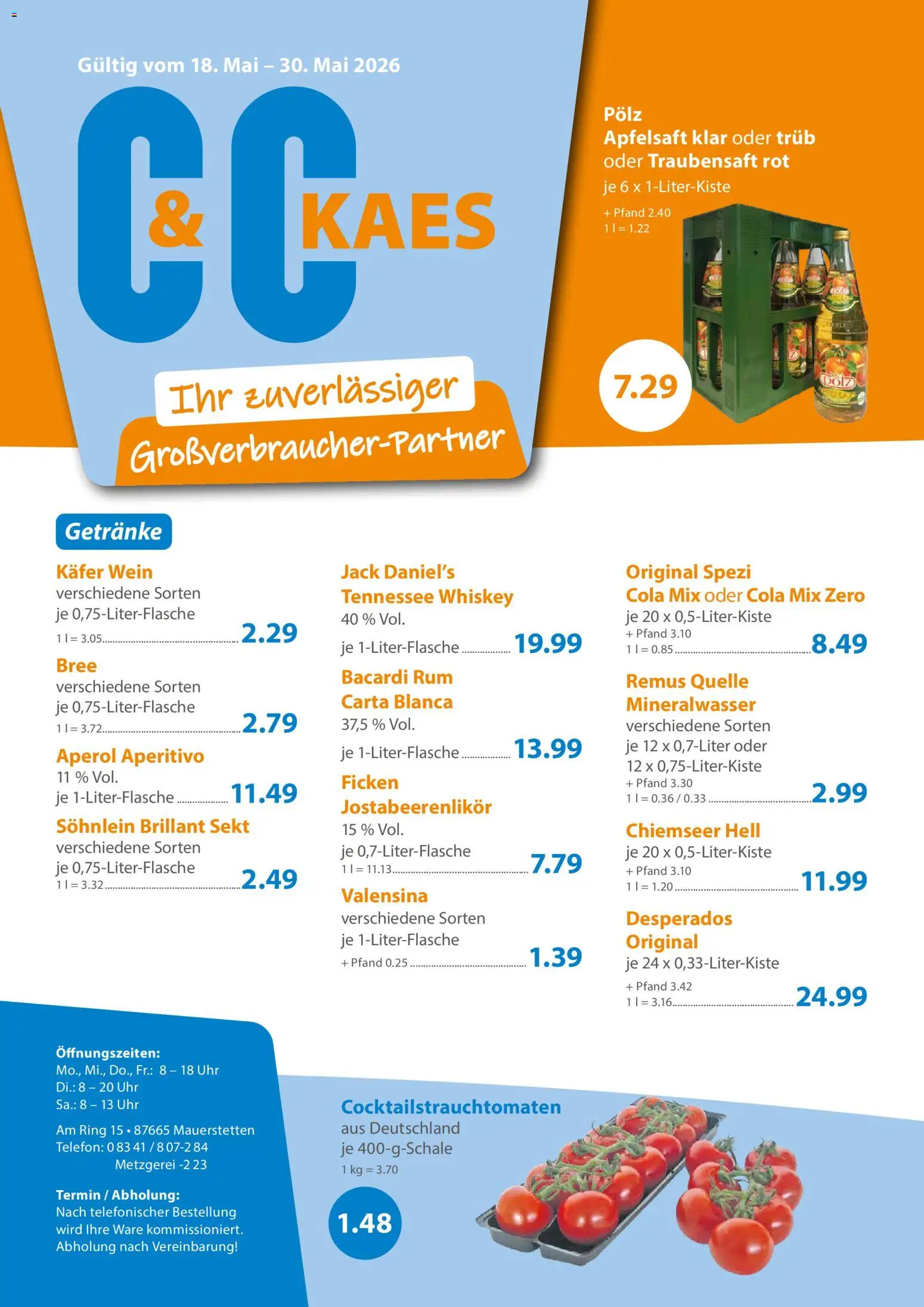 Vorschau von dem Prospekt des Geschäftes C&C, gültig ab dem 18.05.2026