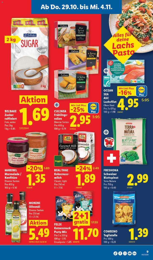 Neue Lidl Aktionen ab 29.10.
