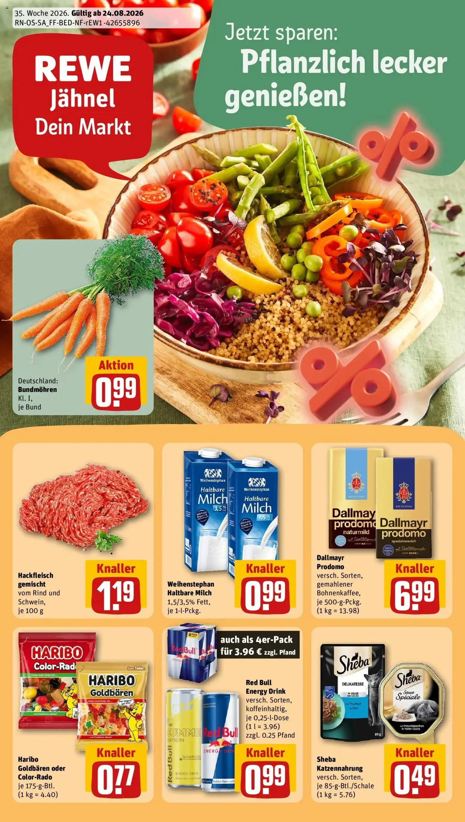 Vorschau von dem Prospekt des Geschäftes Rewe, gültig ab dem 24.08.2026