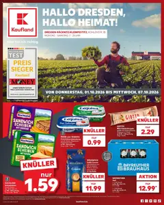 Vorschau von dem Prospekt des Geschäftes Kaufland, gültig ab dem 01.10.2026
