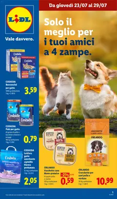 Anteprima dell'opuscolo Lidl volantino Amici dal negozio Lidl valido da 23/07/2026